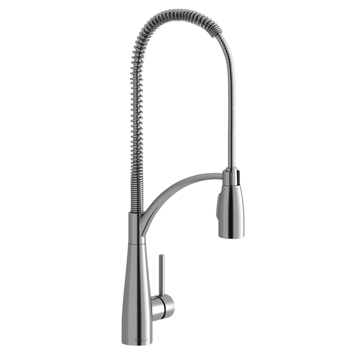 chrome kitchen faucet