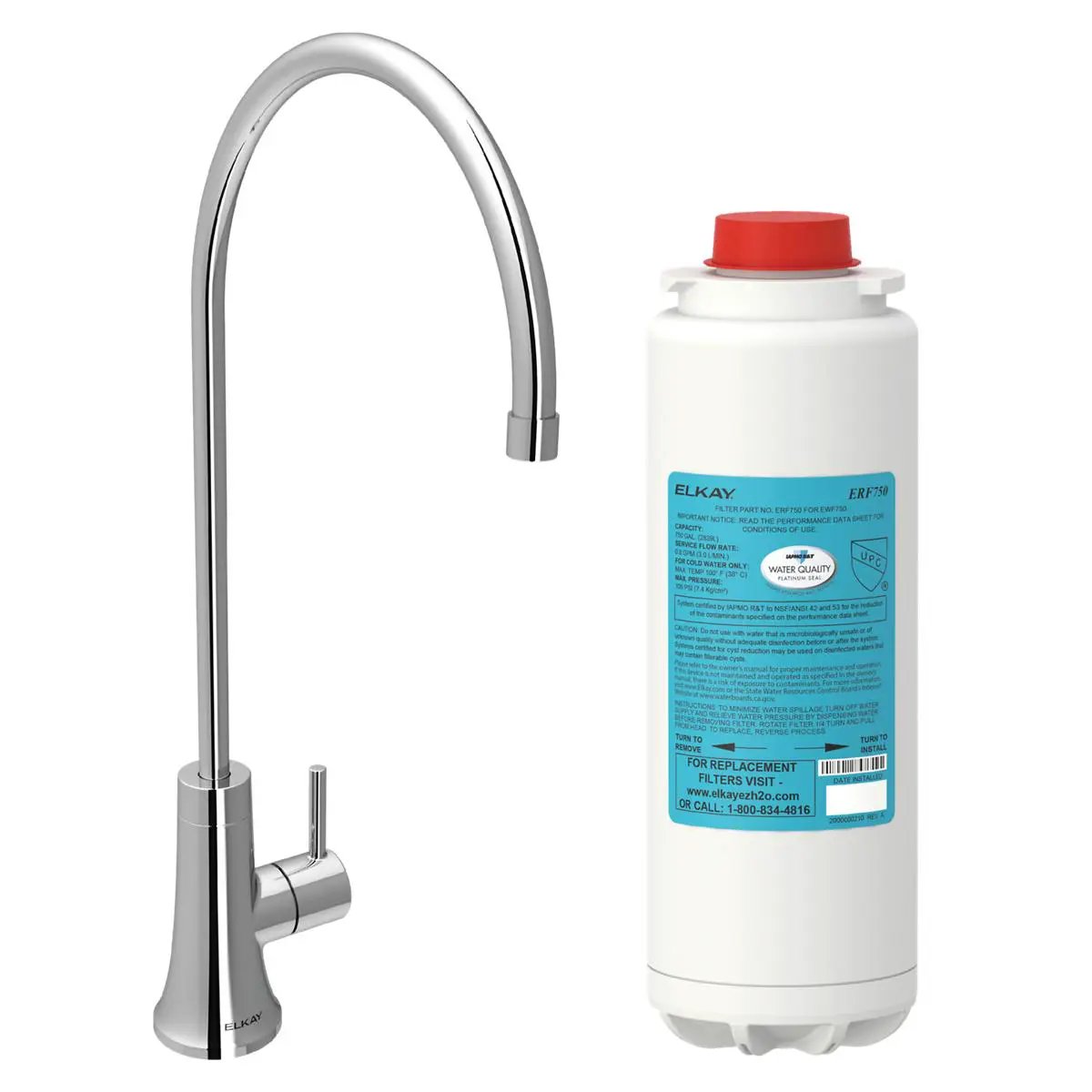 chrome beverage faucet