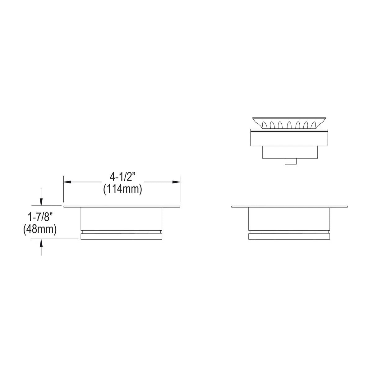 antique steel drain