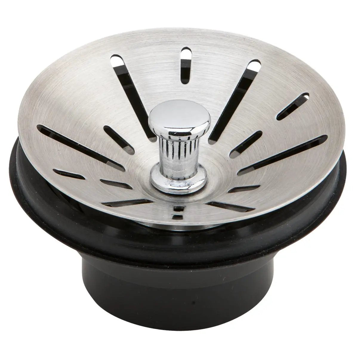polished stainless steel garbage disposal