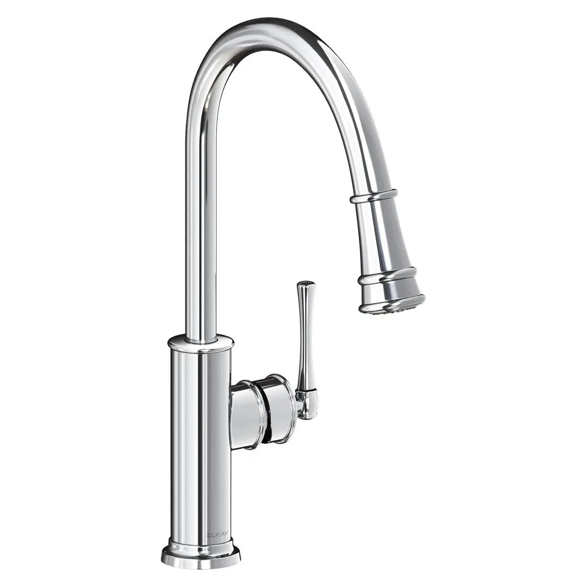 chrome kitchen faucet