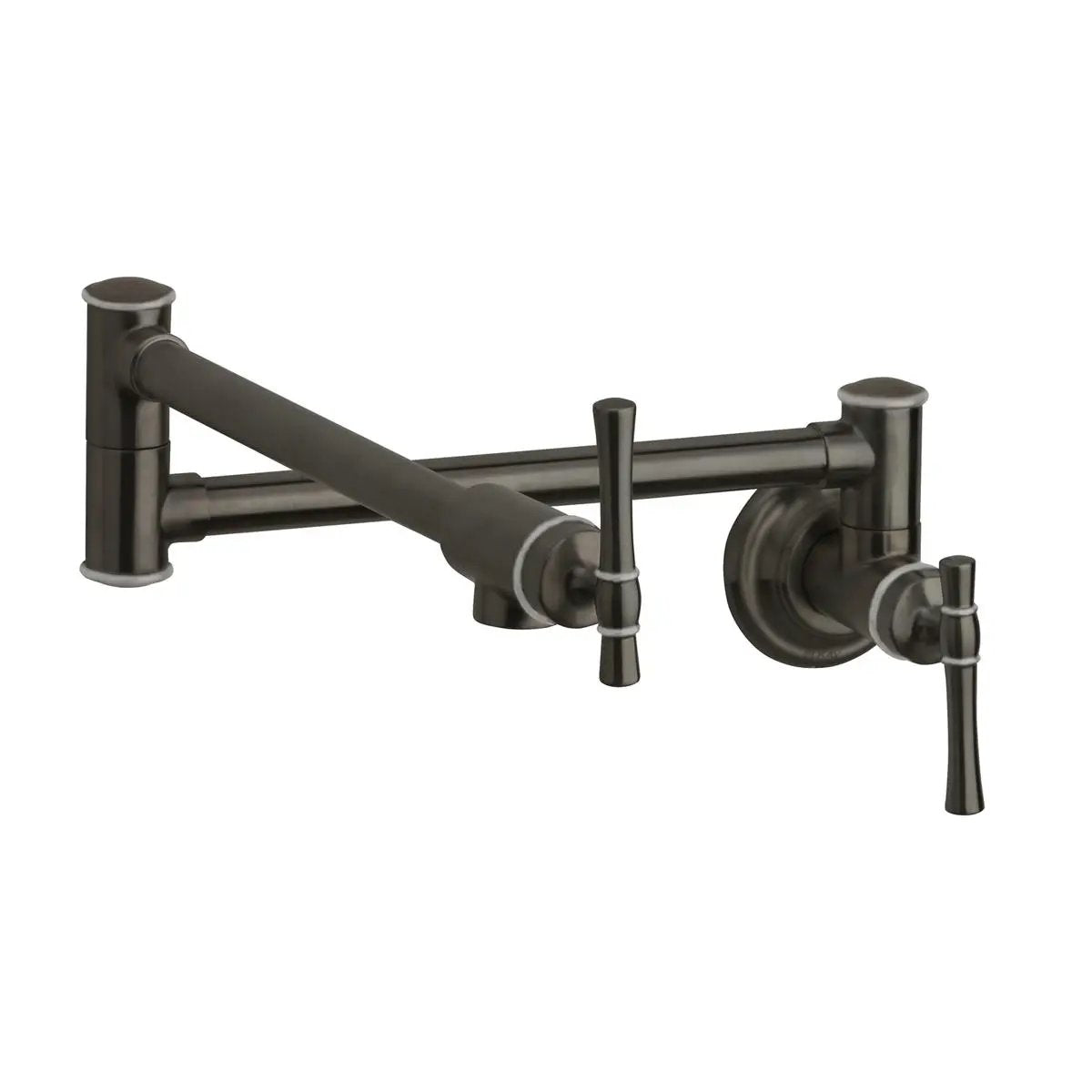Elkay Explore Wall Mount Single Hole Pot Filler Kitchen Faucet with Lever Handles by Elkay