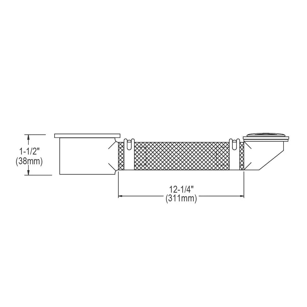 flexible overflow assembly