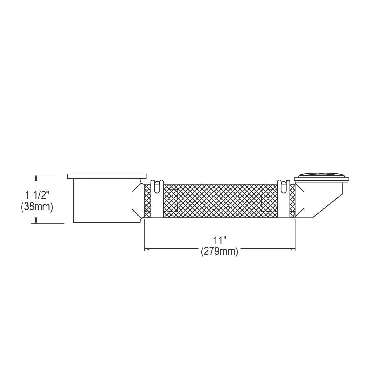 flexible overflow assembly