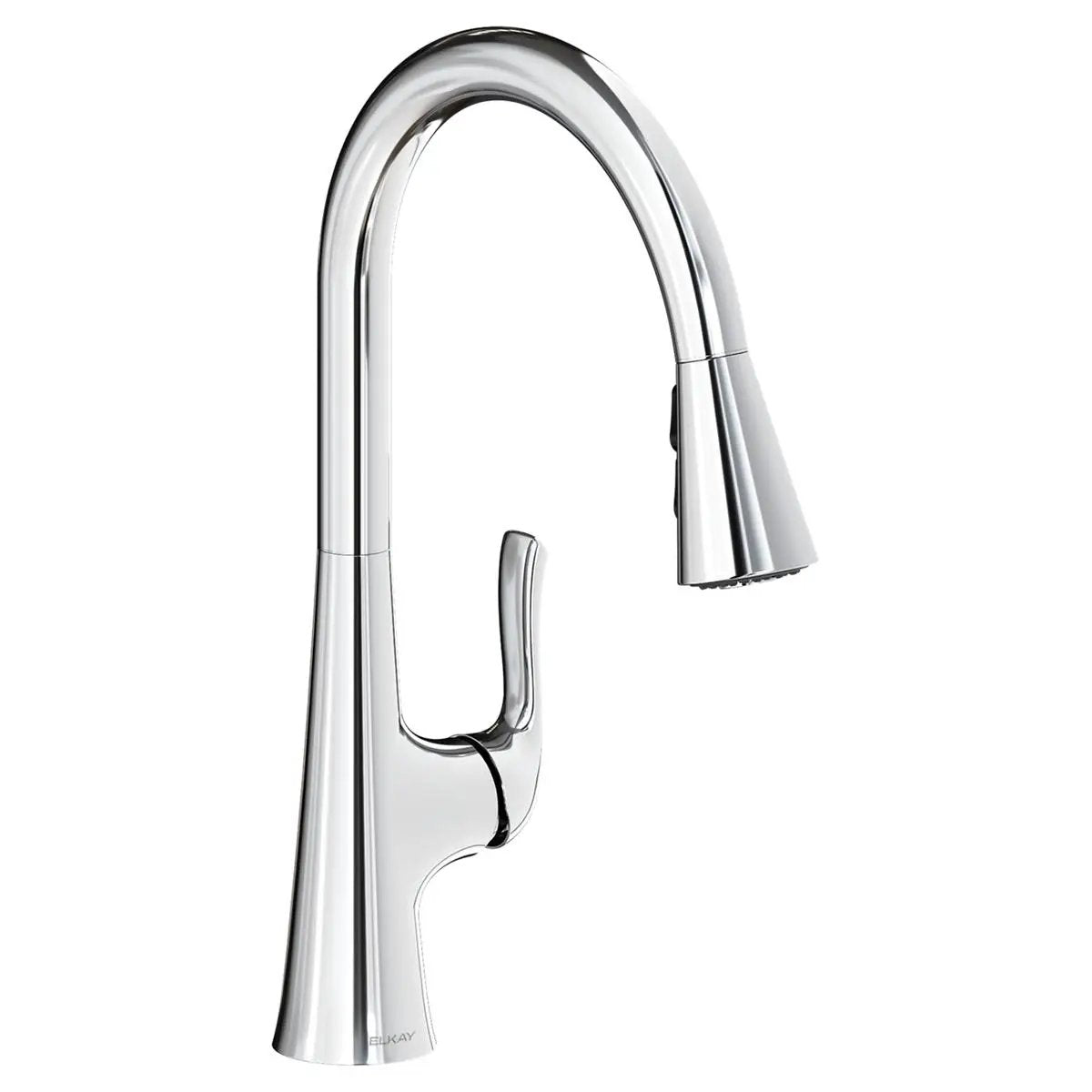 chrome kitchen faucet