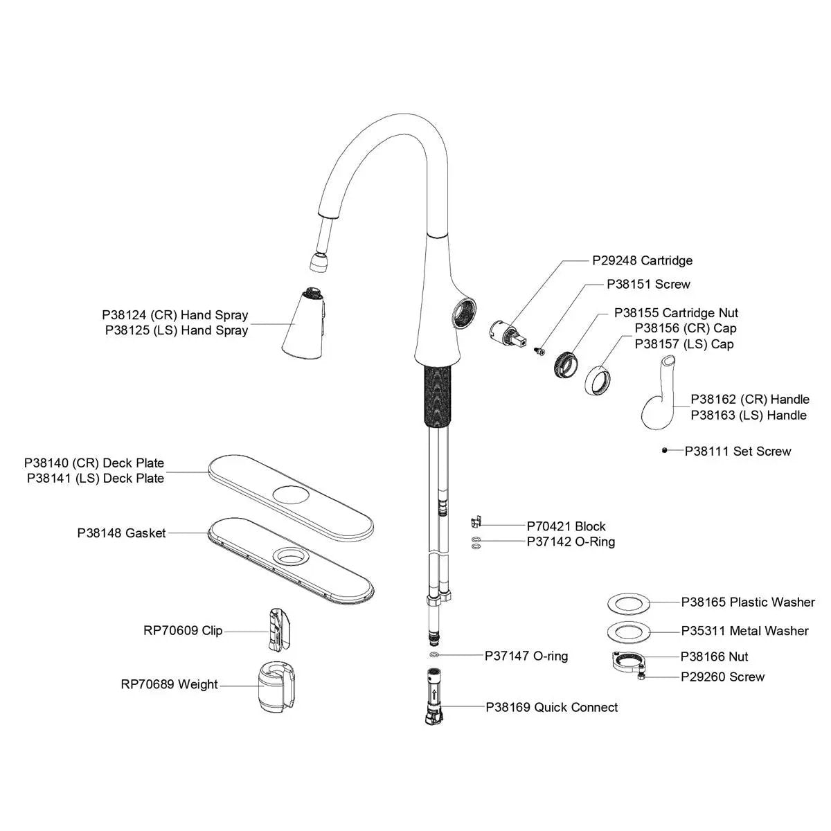chrome kitchen faucet