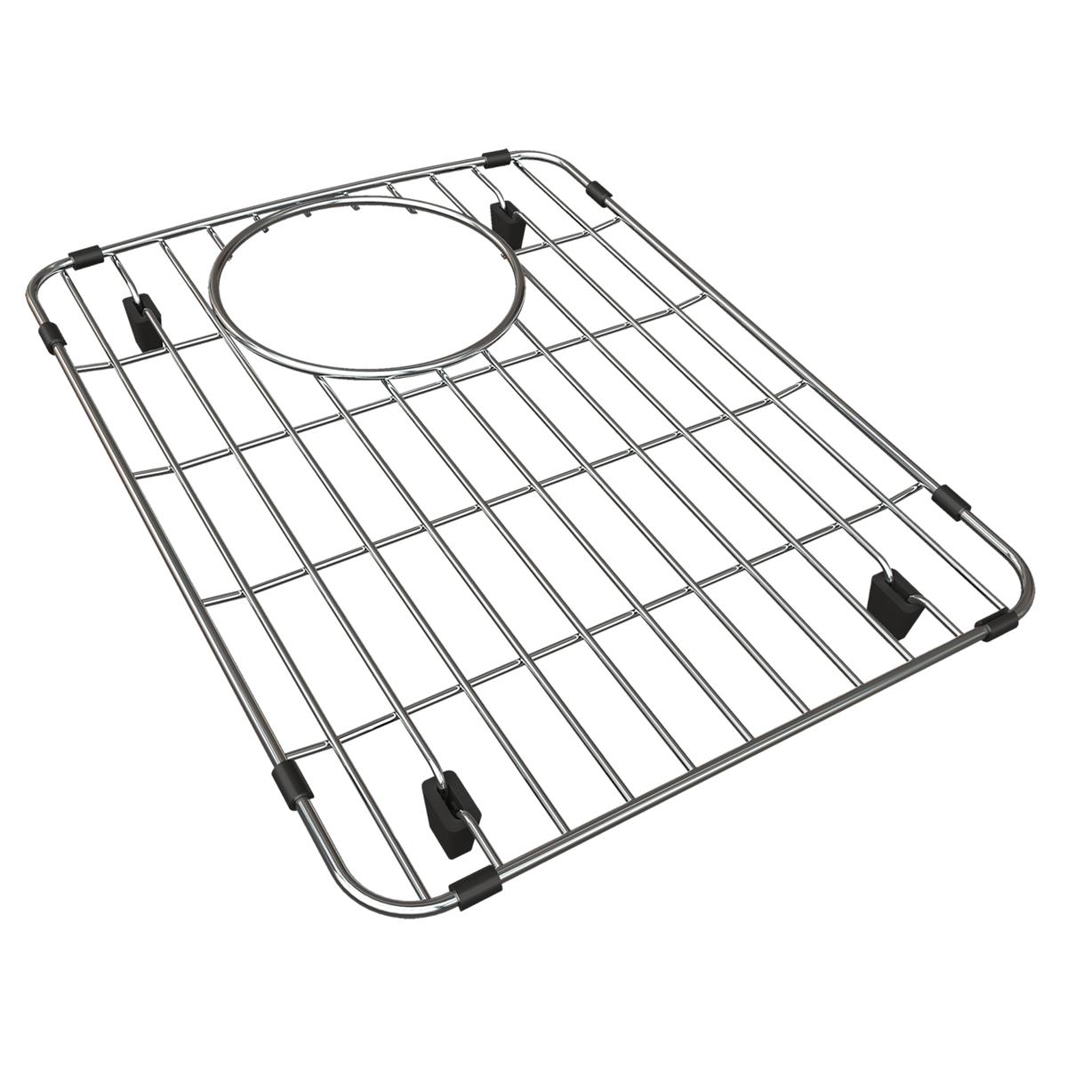 polished stainless steel bottom grid