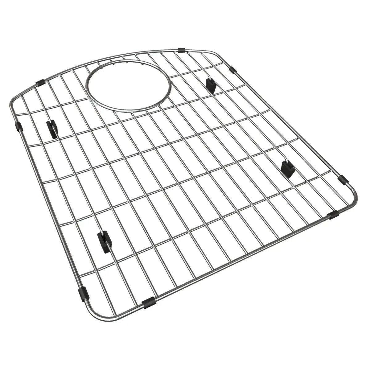 polished stainless steel bottom grid