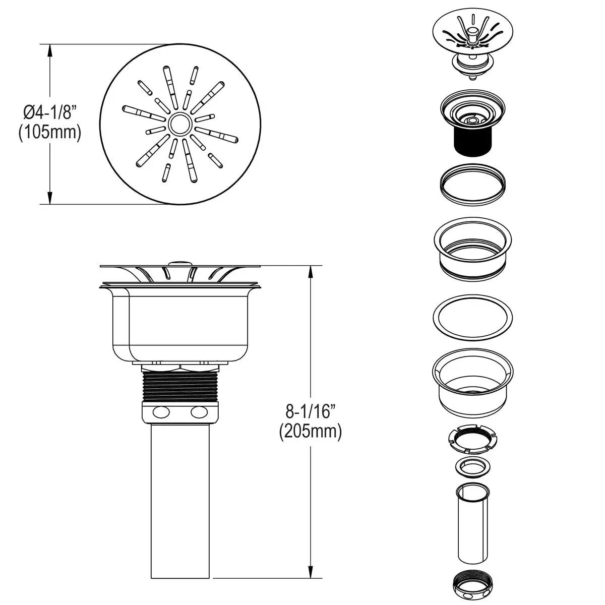 chrome perfect drain