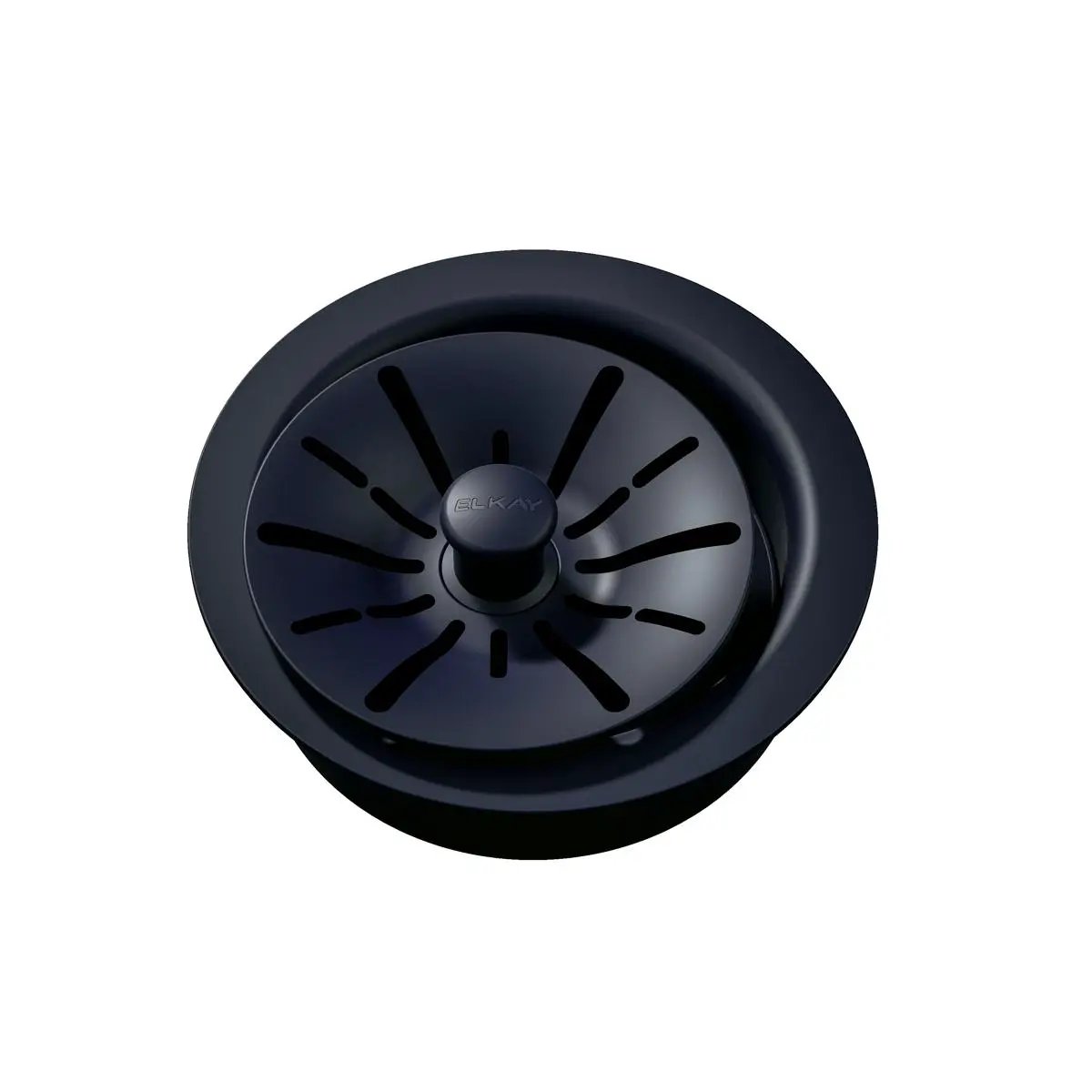 Elkay Quartz Perfect Drain 3-1/2" Polymer Disposer Flange with Removable Basket Strainer and Rubber Stopper by Elkay