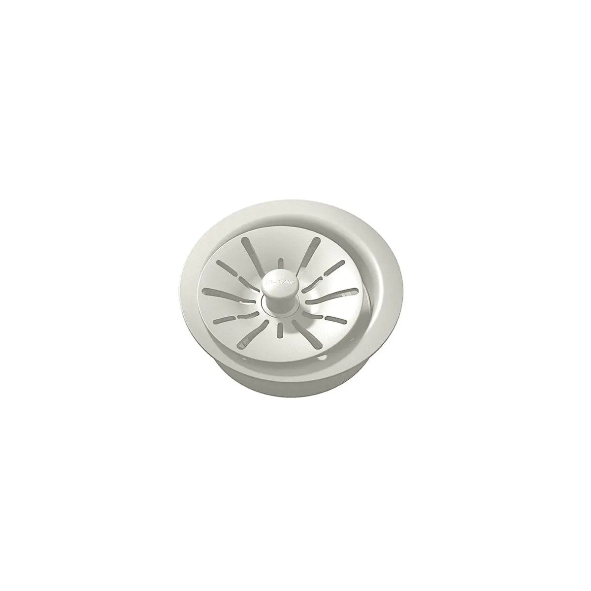 Elkay Quartz Perfect Drain 3-1/2" Polymer Disposer Flange with Removable Basket Strainer and Rubber Stopper by Elkay