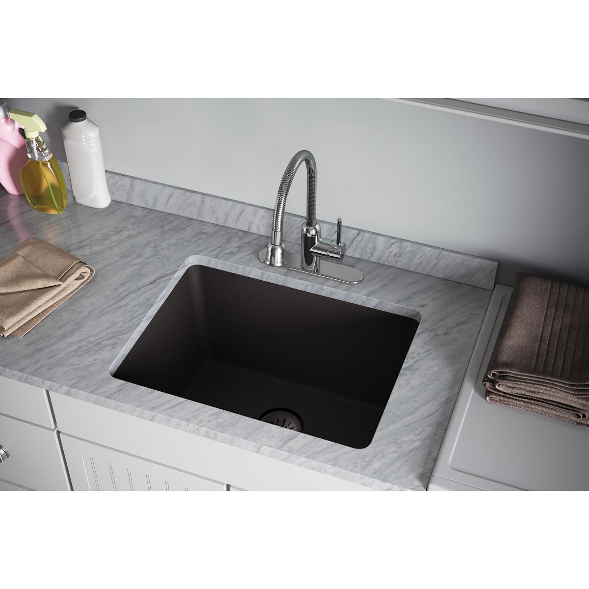 black removable polymer basket strainer