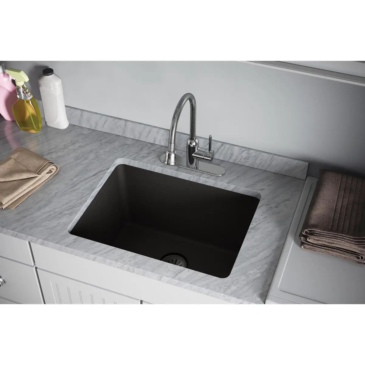 black removable polymer basket strainer