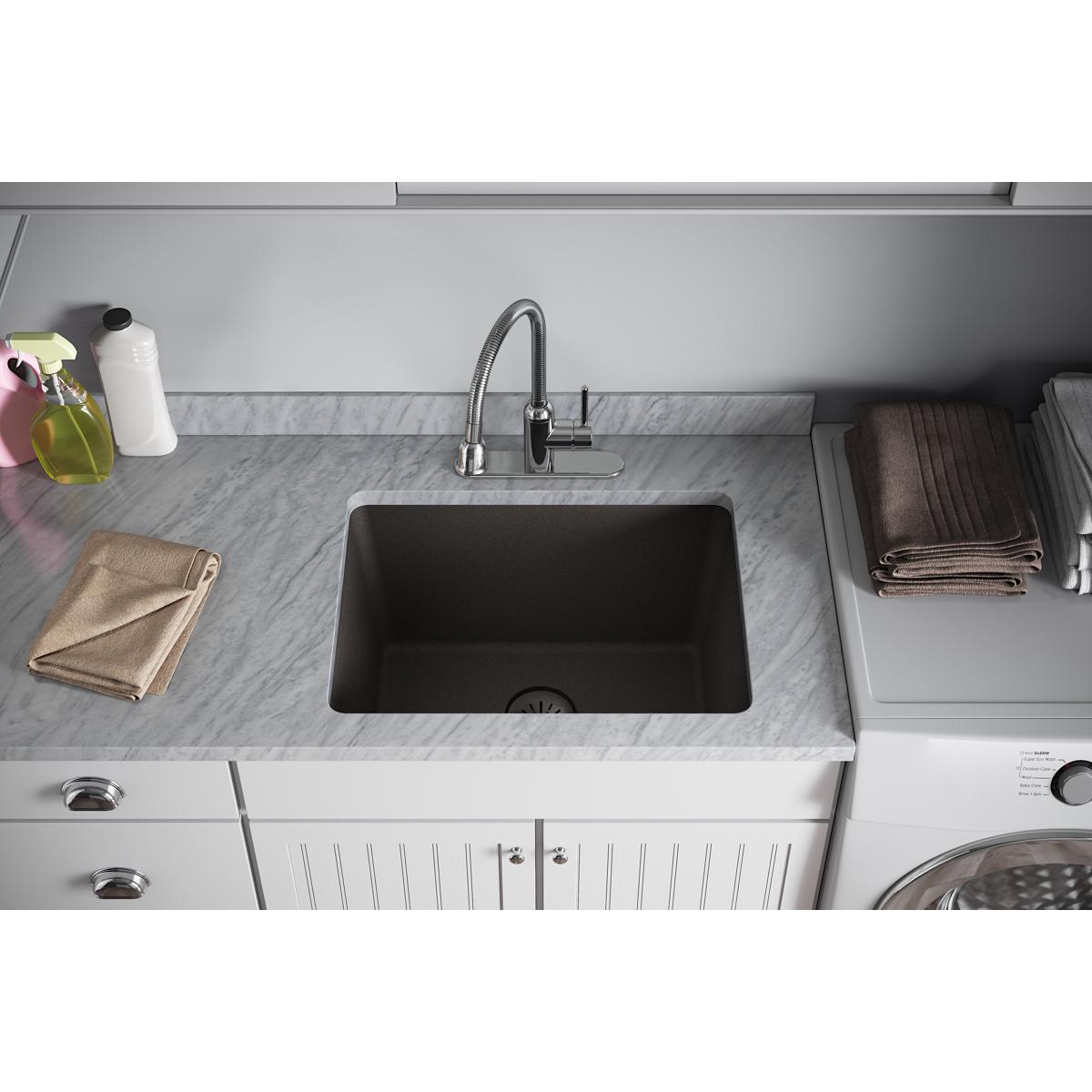 black removable polymer basket strainer