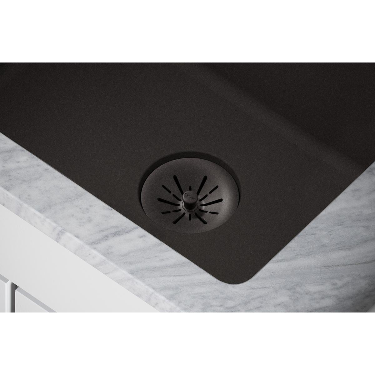 black removable polymer basket strainer