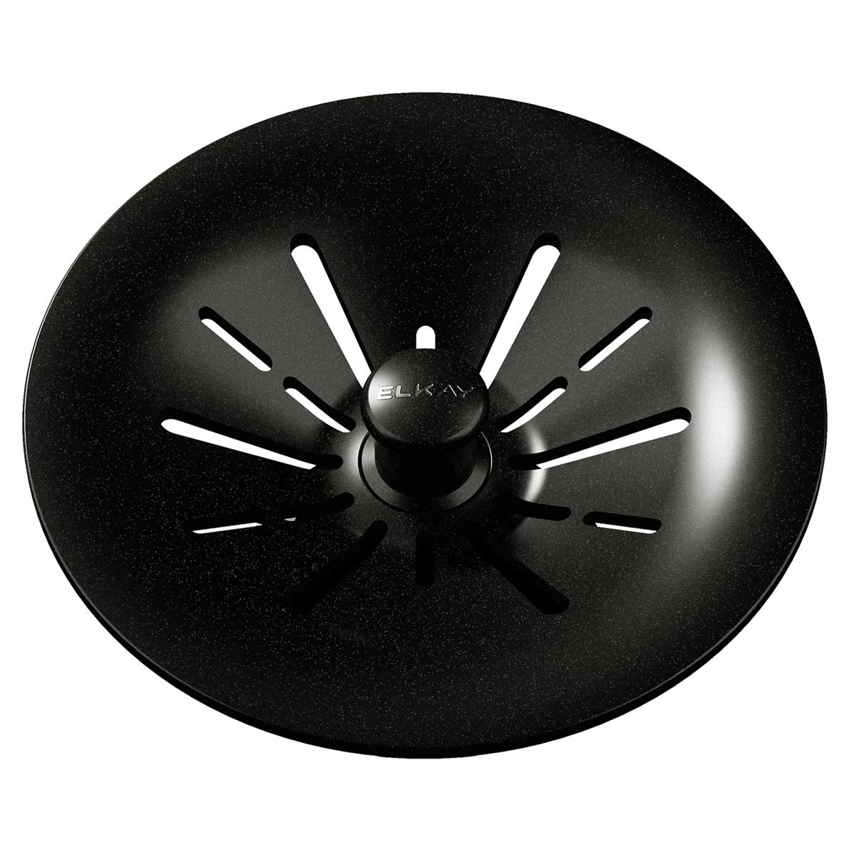 Elkay Quartz Perfect Drain 3-1/2" Removable Polymer Basket Strainer and Rubber Stopper