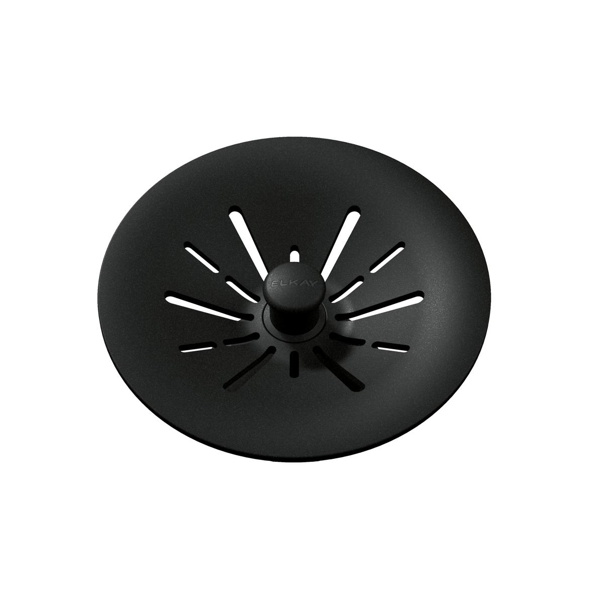 Elkay Quartz Perfect Drain 3-1/2" Removable Polymer Basket Strainer and Rubber Stopper