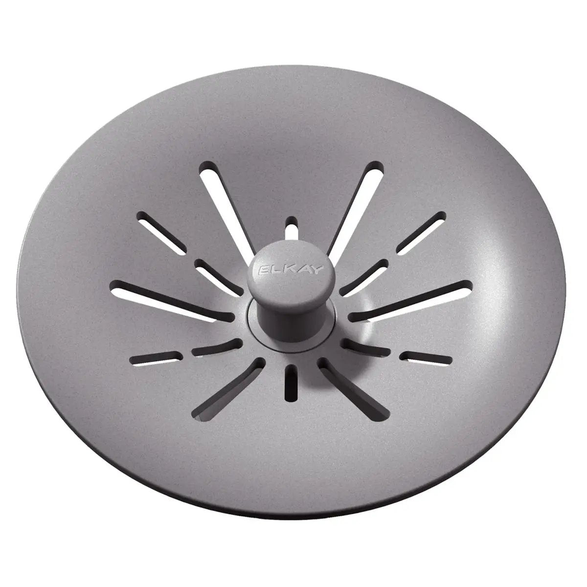 Elkay Quartz Perfect Drain 3-1/2" Removable Polymer Basket Strainer and Rubber Stopper by Elkay