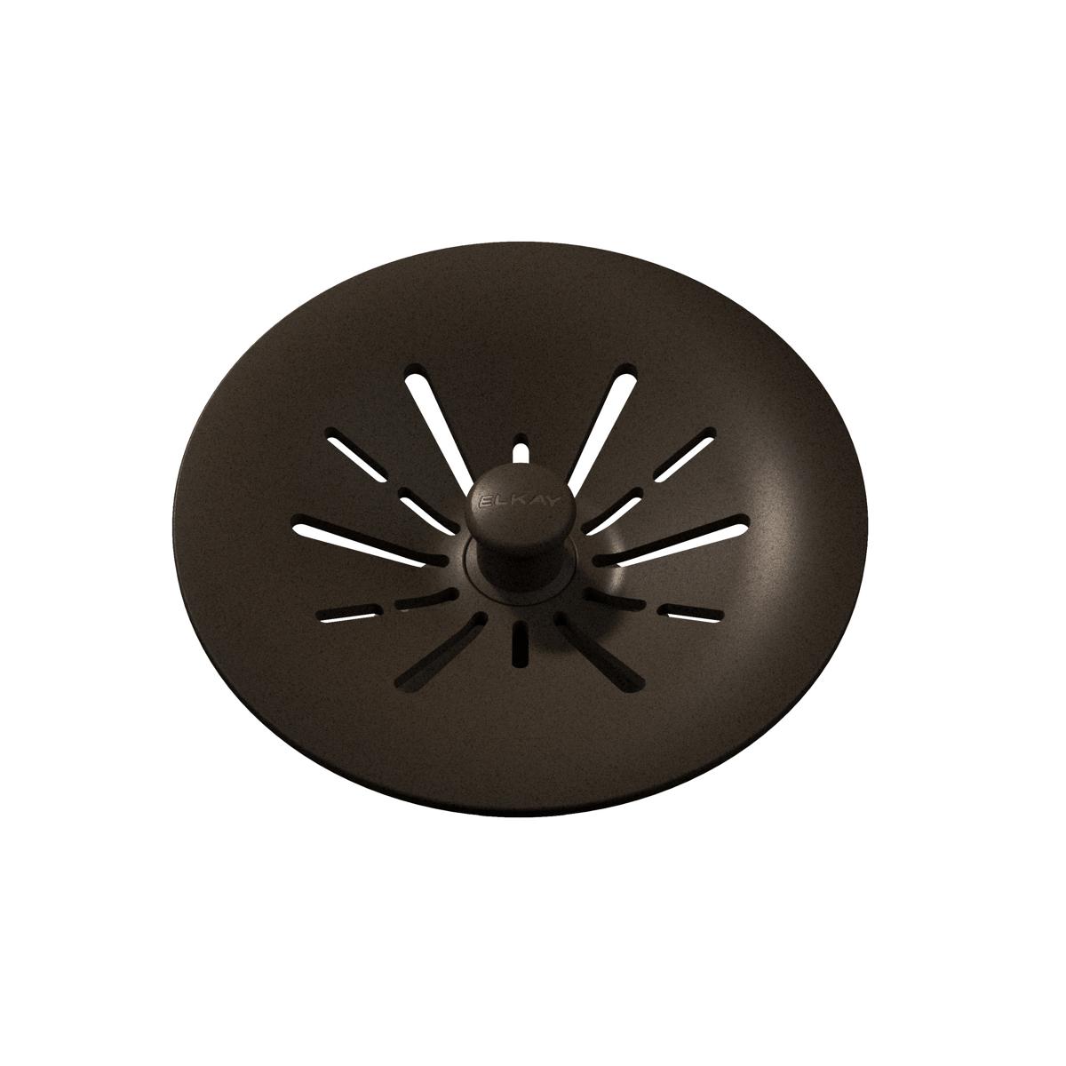 Elkay Quartz Perfect Drain 3-1/2" Removable Polymer Basket Strainer and Rubber Stopper