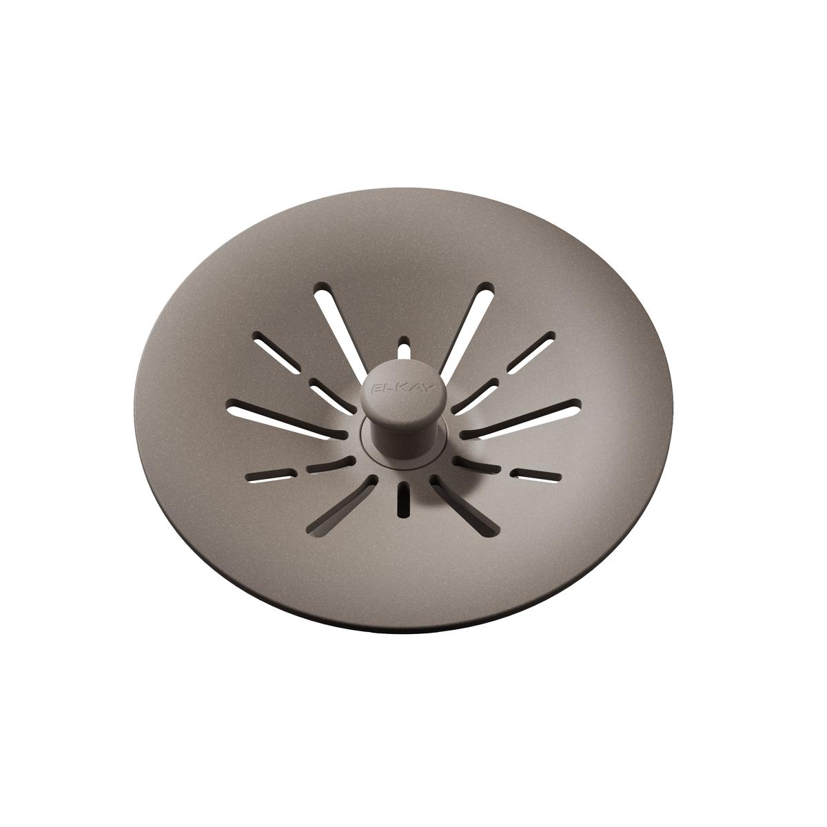 Elkay Quartz Perfect Drain 3-1/2" Removable Polymer Basket Strainer and Rubber Stopper