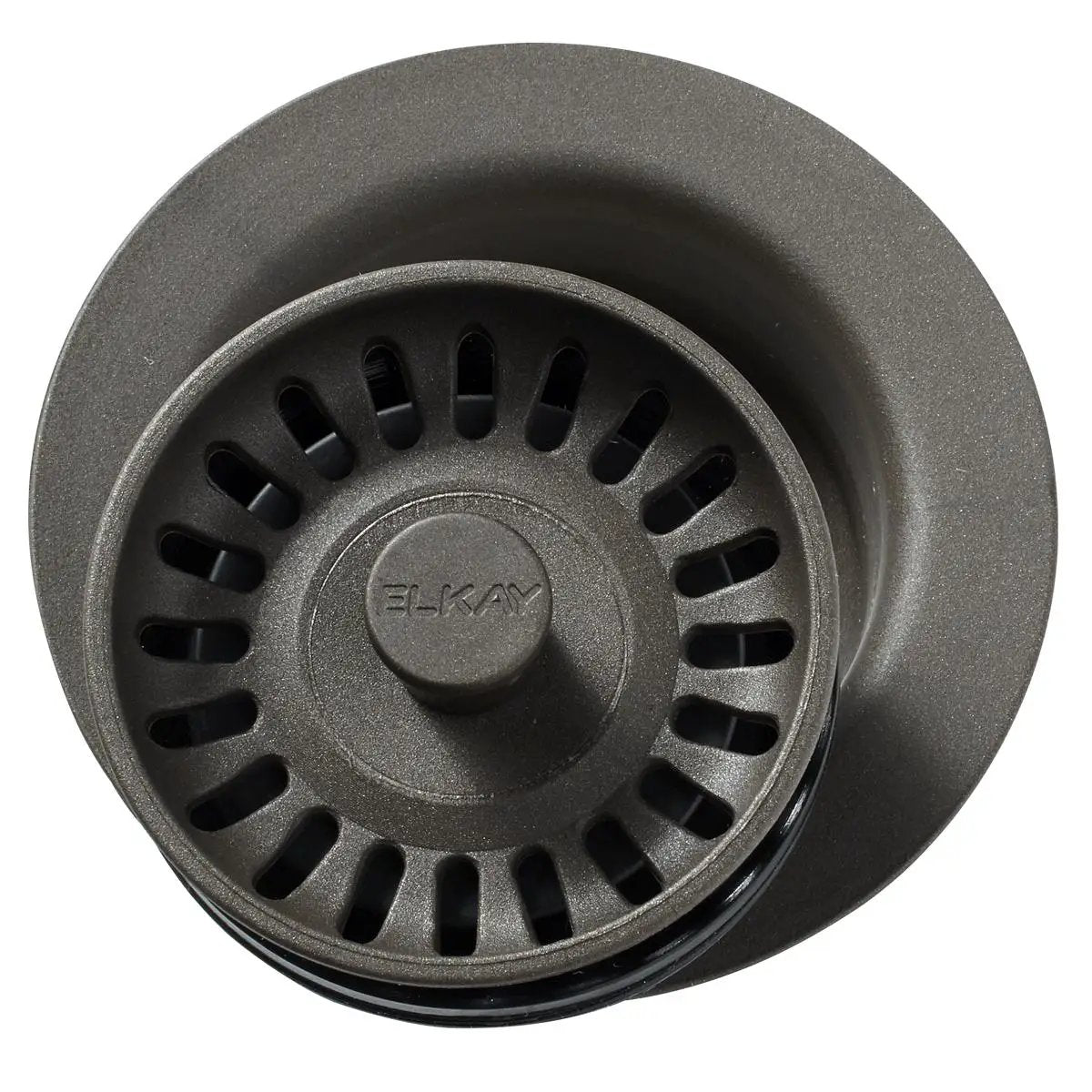 Elkay Polymer 3-1/2" Disposer Flange with Removable Basket Strainer and Rubber Stopper by Elkay