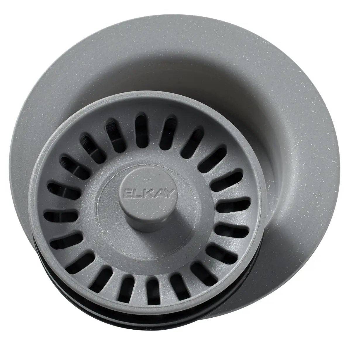 Elkay Polymer 3-1/2" Disposer Flange with Removable Basket Strainer and Rubber Stopper by Elkay