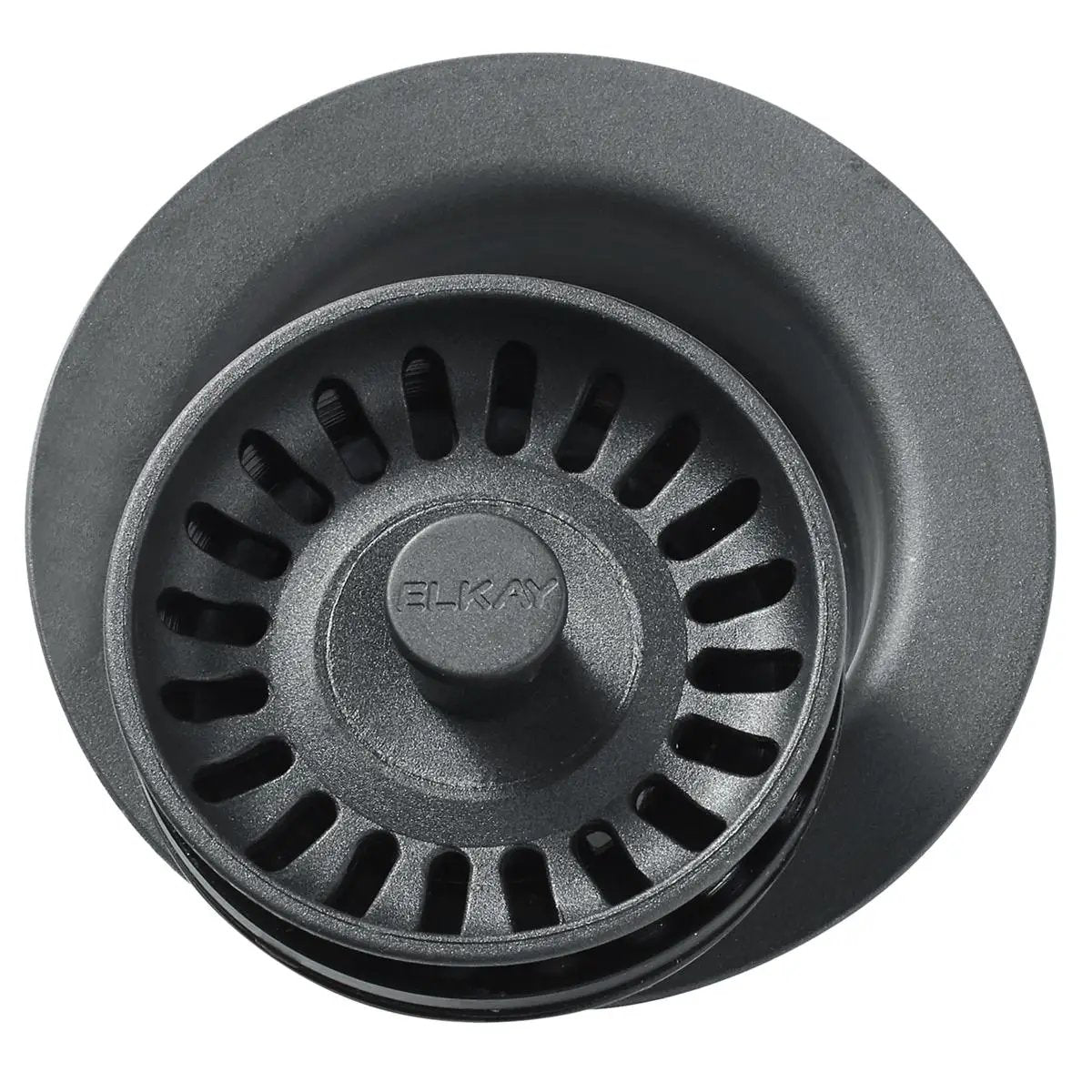 Elkay Polymer 3-1/2" Disposer Flange with Removable Basket Strainer and Rubber Stopper by Elkay