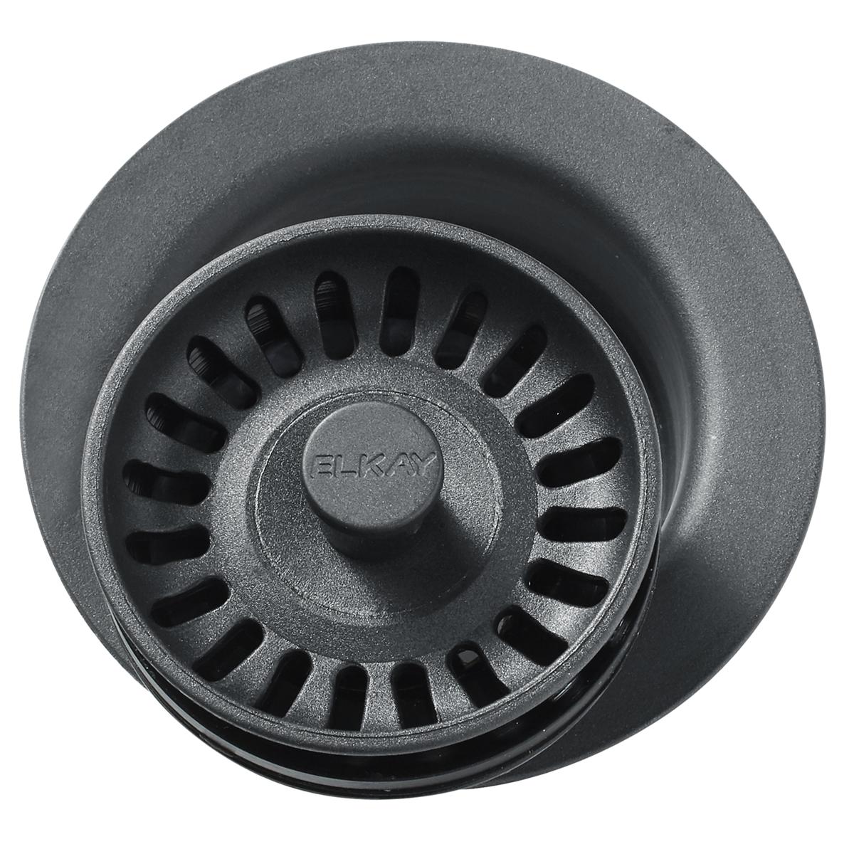 Elkay Polymer 3-1/2" Disposer Flange with Removable Basket Strainer and Rubber Stopper