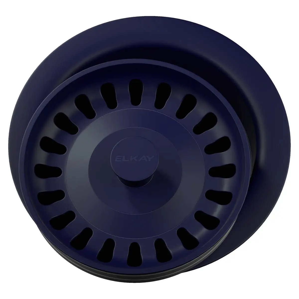 Elkay Polymer 3-1/2" Disposer Flange with Removable Basket Strainer and Rubber Stopper by Elkay