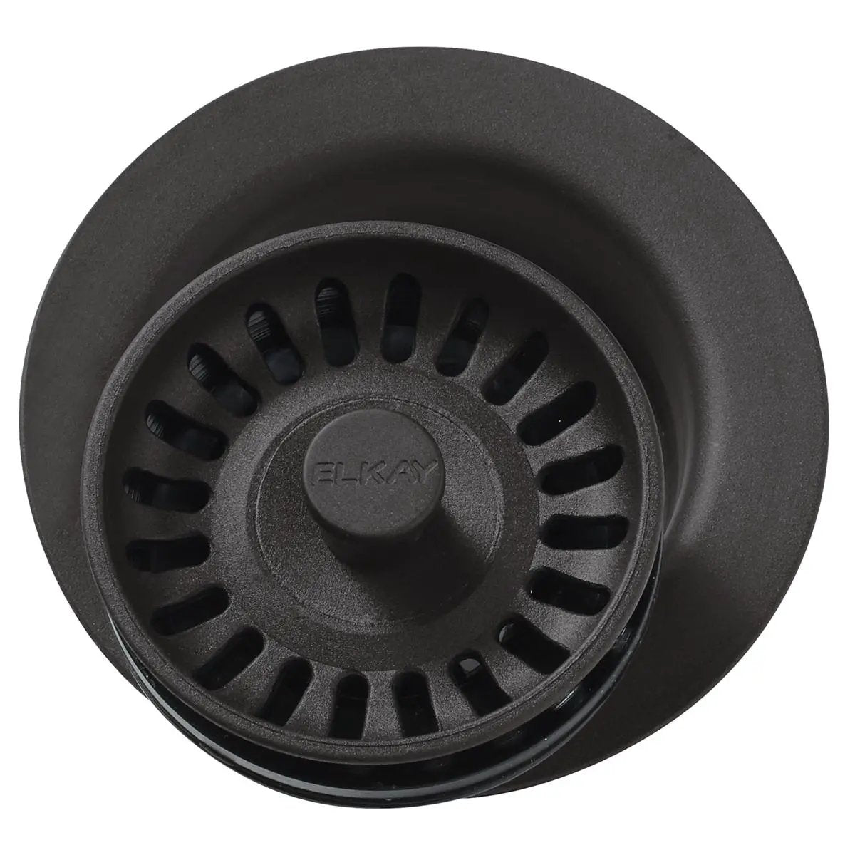 Elkay Polymer 3-1/2" Disposer Flange with Removable Basket Strainer and Rubber Stopper by Elkay