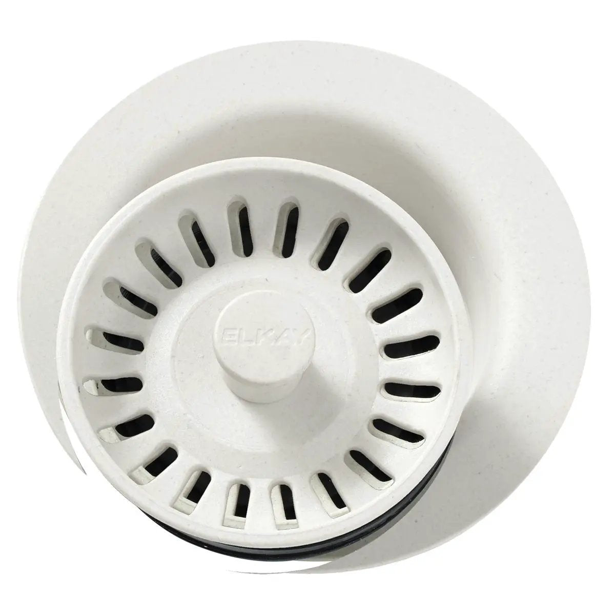 Elkay Polymer 3-1/2" Disposer Flange with Removable Basket Strainer and Rubber Stopper by Elkay