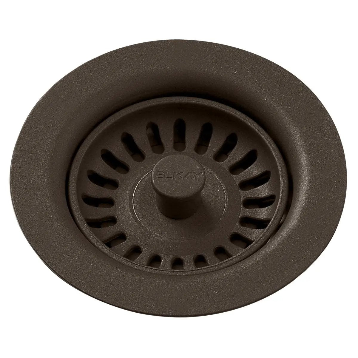 Elkay Polymer Drain Fitting with Removable Basket Strainer and Rubber Stopper by Elkay