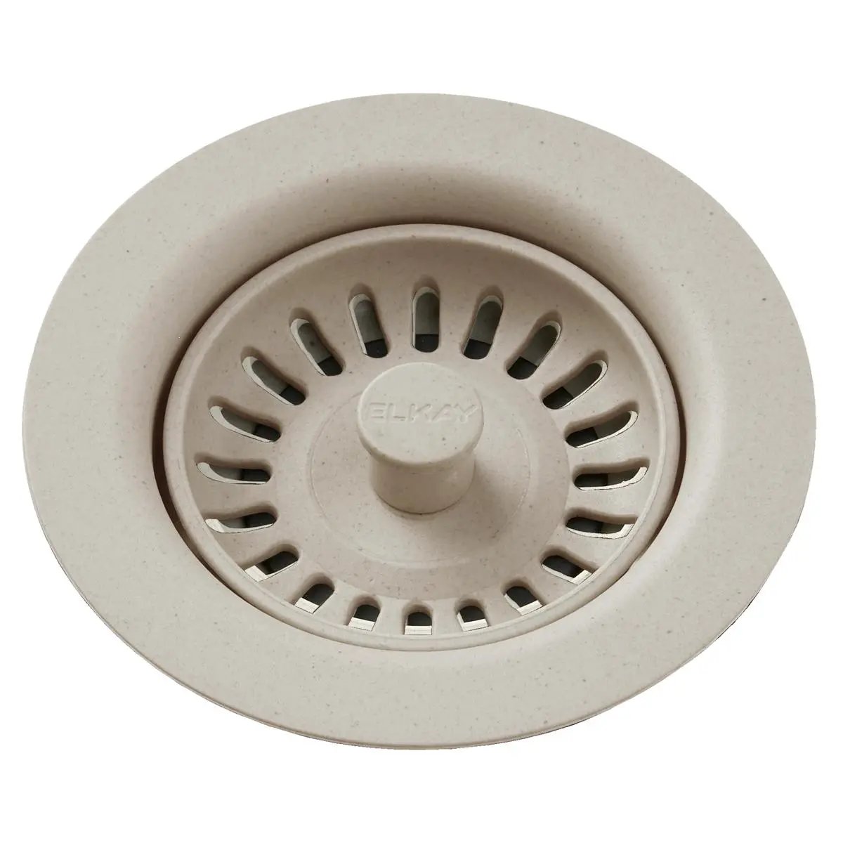 Elkay Polymer Drain Fitting with Removable Basket Strainer and Rubber Stopper by Elkay