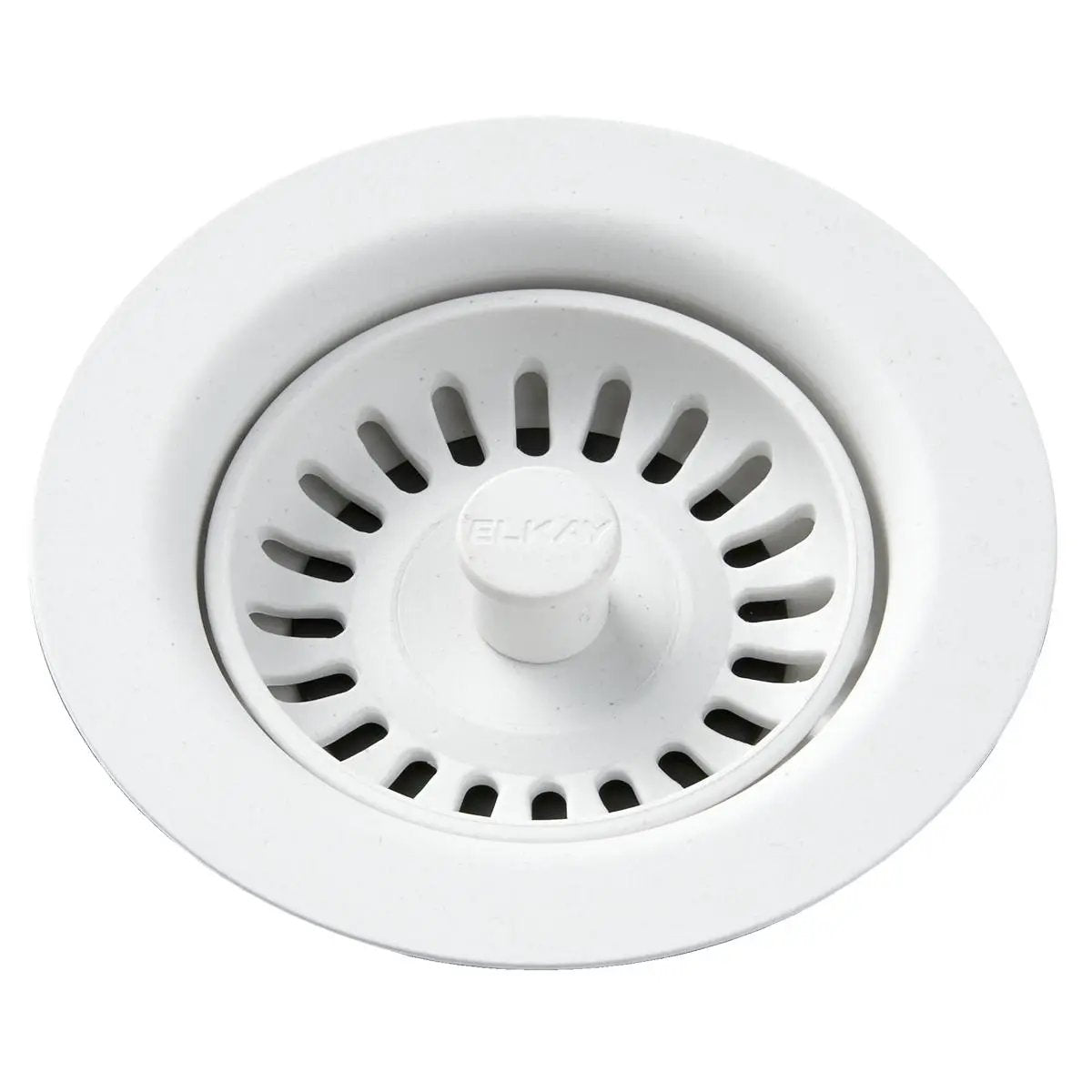 Elkay Polymer Drain Fitting with Removable Basket Strainer and Rubber Stopper by Elkay