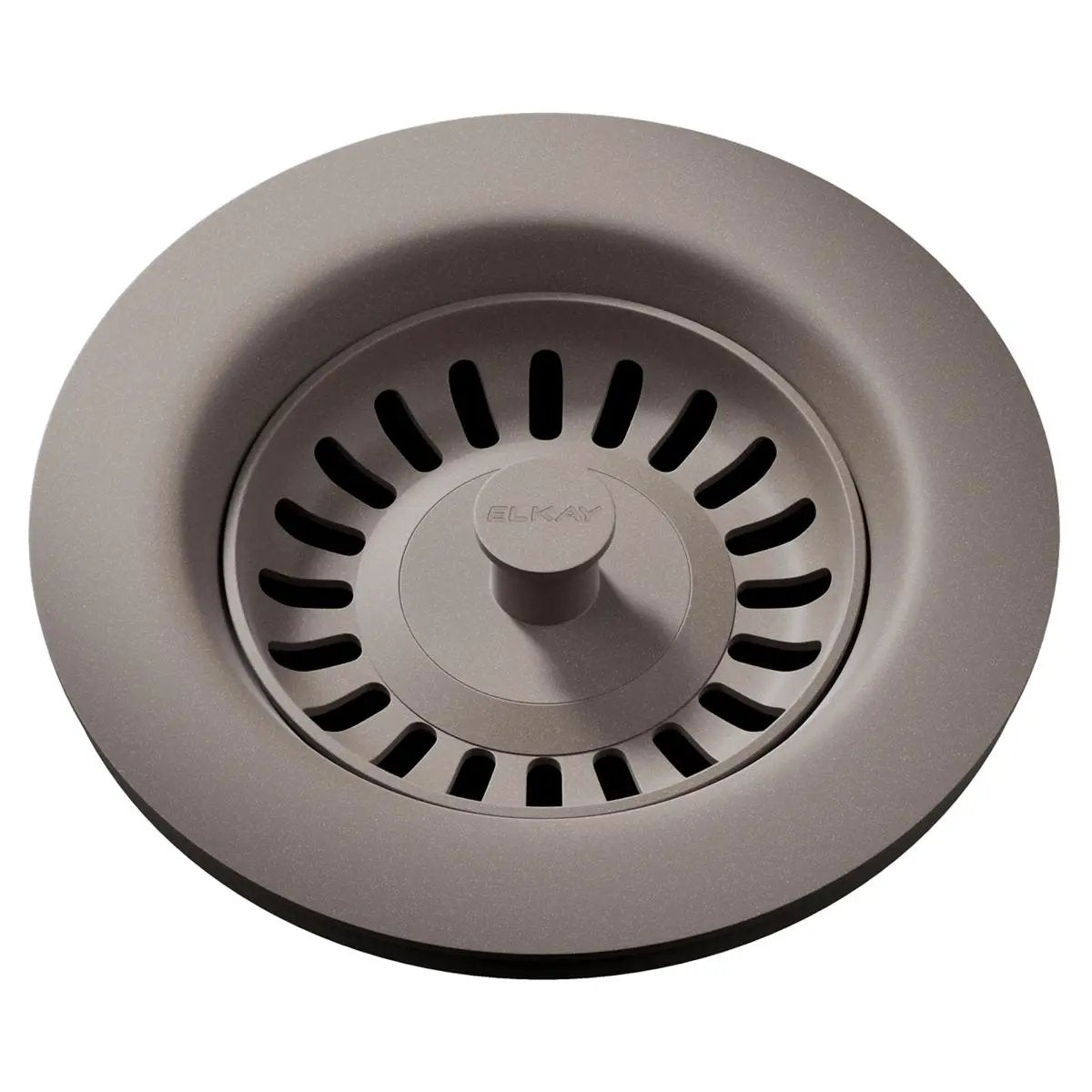 Elkay Polymer Drain Fitting with Removable Basket Strainer and Rubber Stopper by Elkay