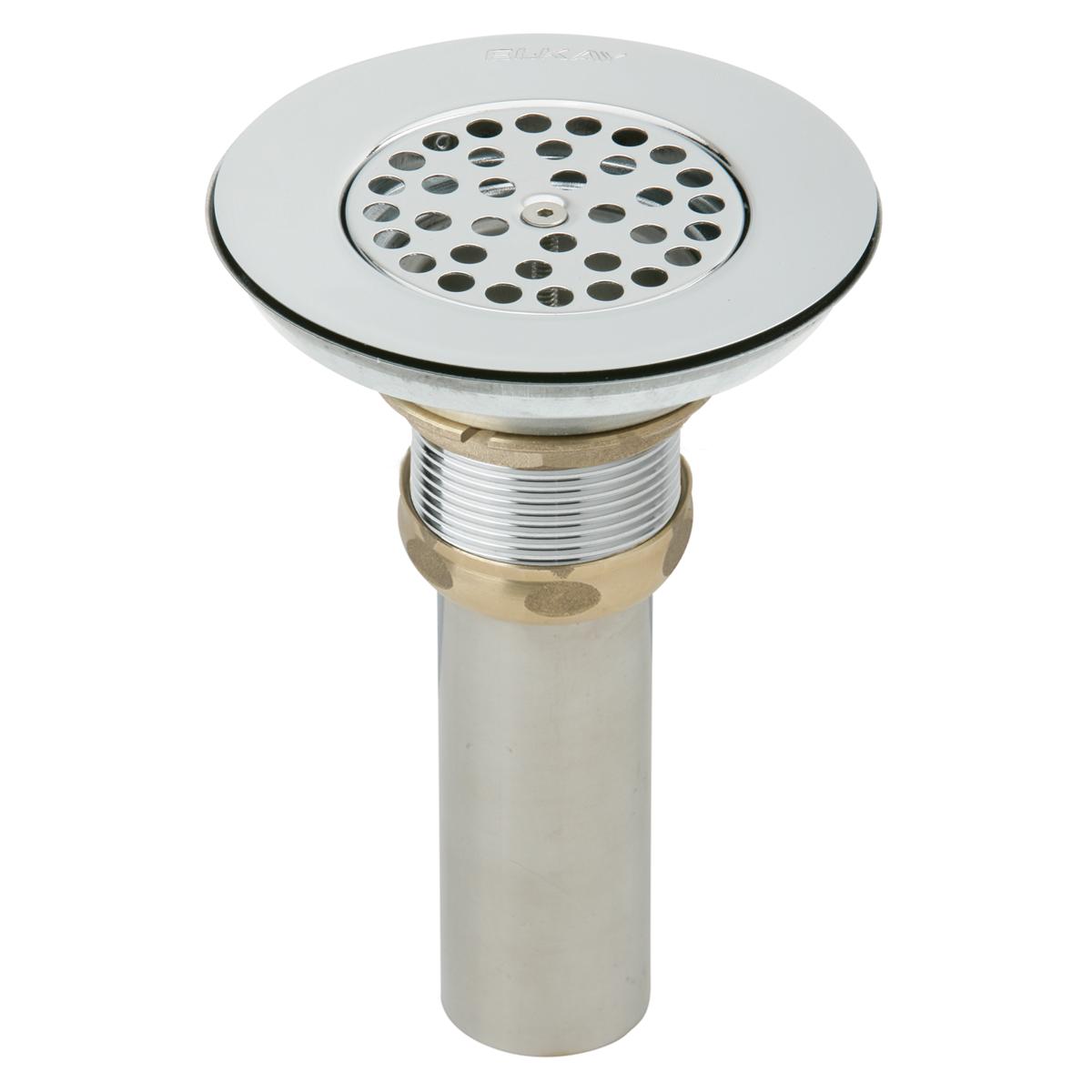 polished nickel drain