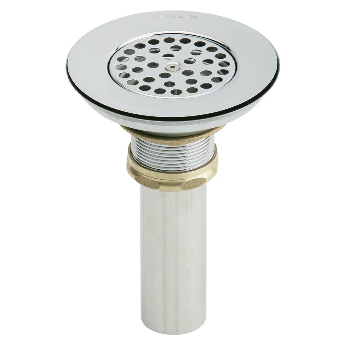 polished stainless steel drain