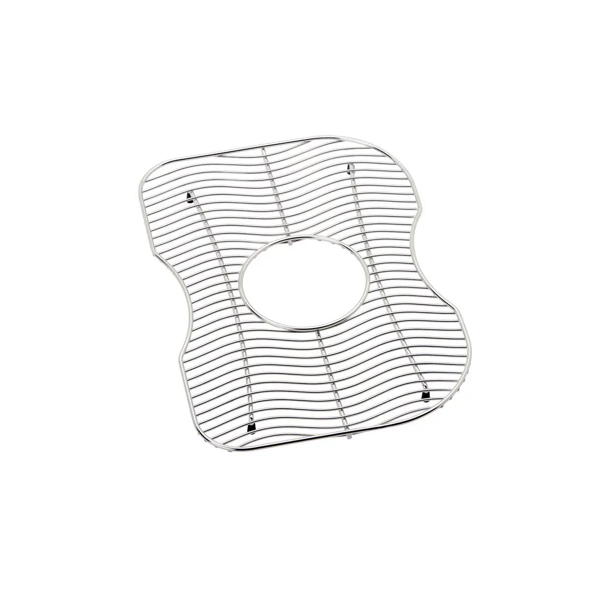 polished stainless steel bottom grid