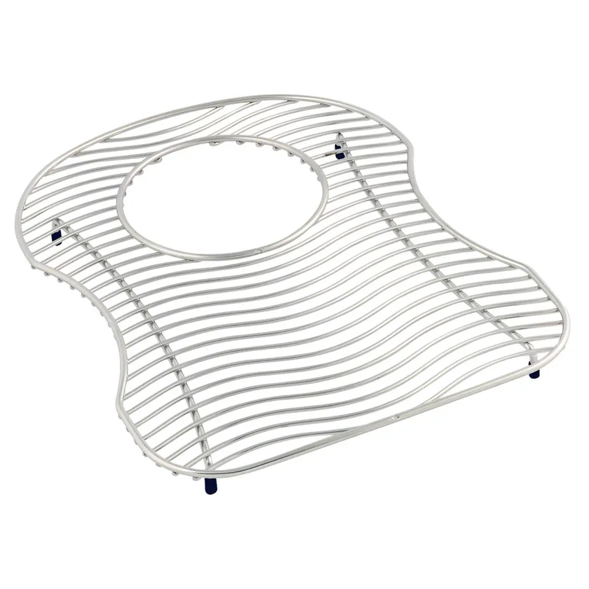 polished stainless steel bottom grid