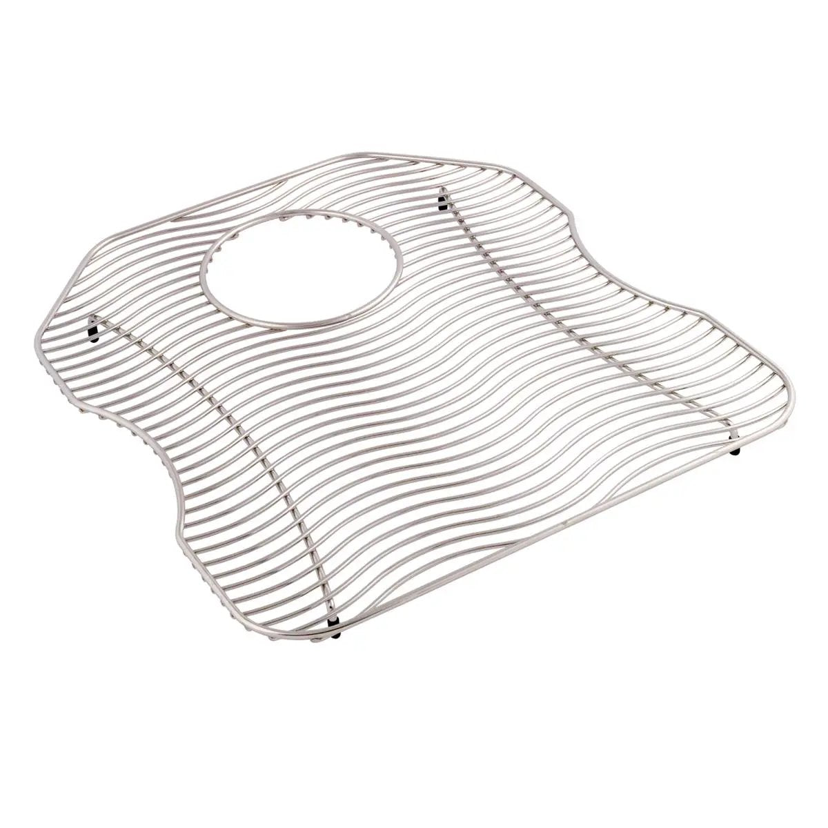 polished stainless steel bottom grid