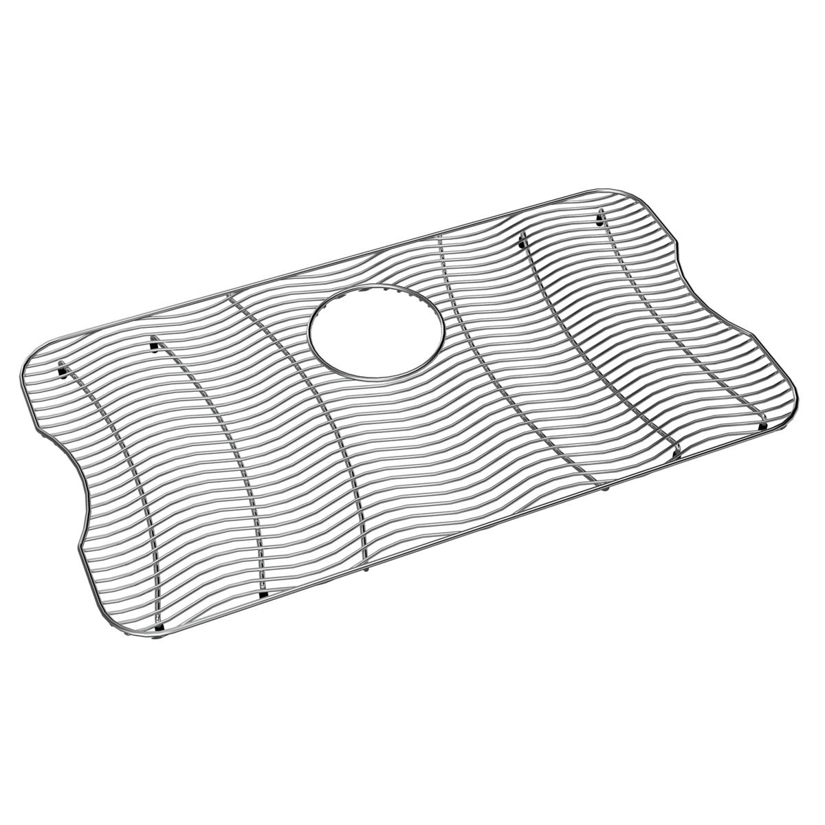 polished stainless steel bottom grid