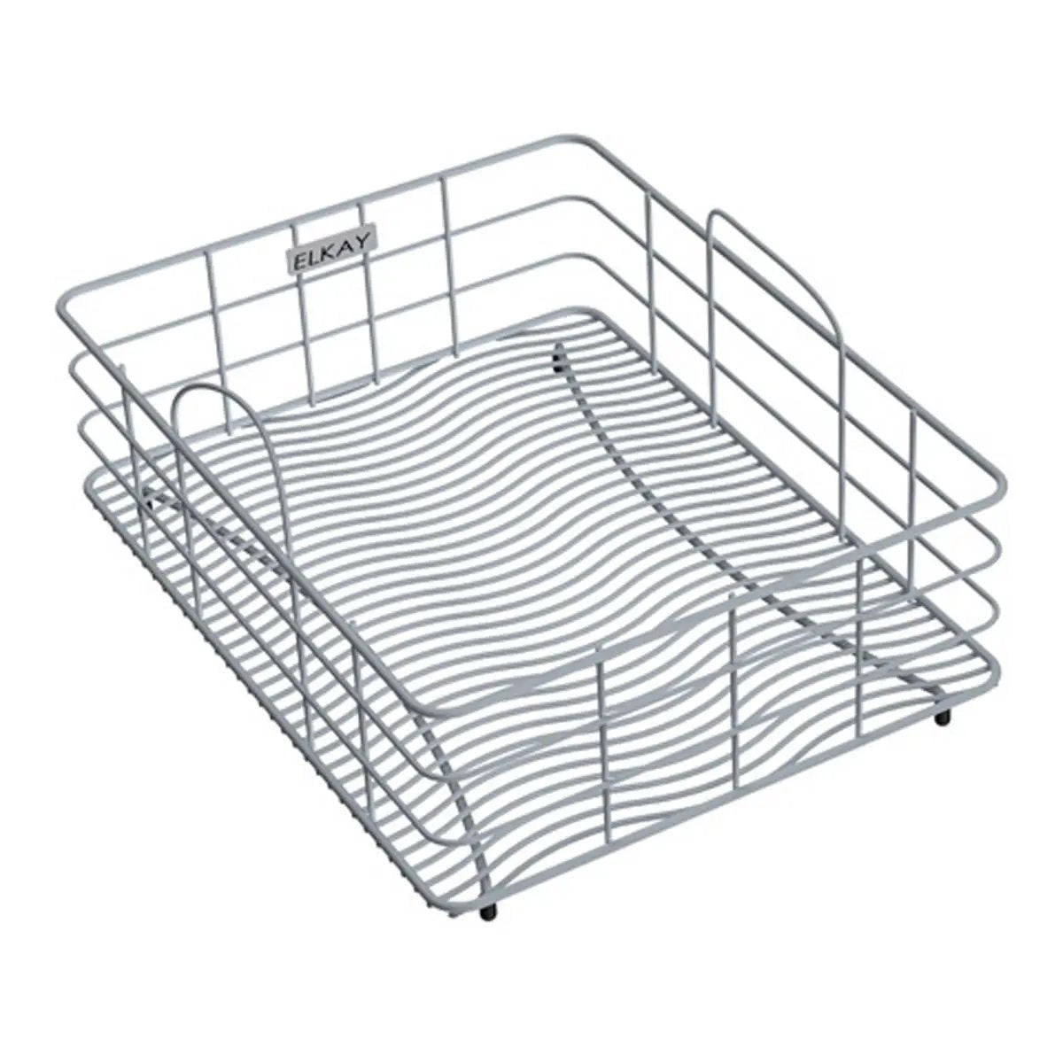 polished stainless steel rinsing basket