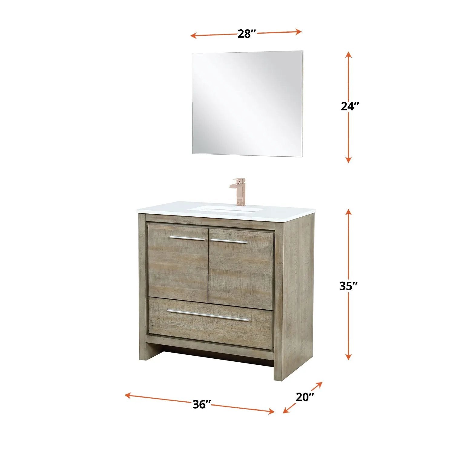 rustic acacia vanity