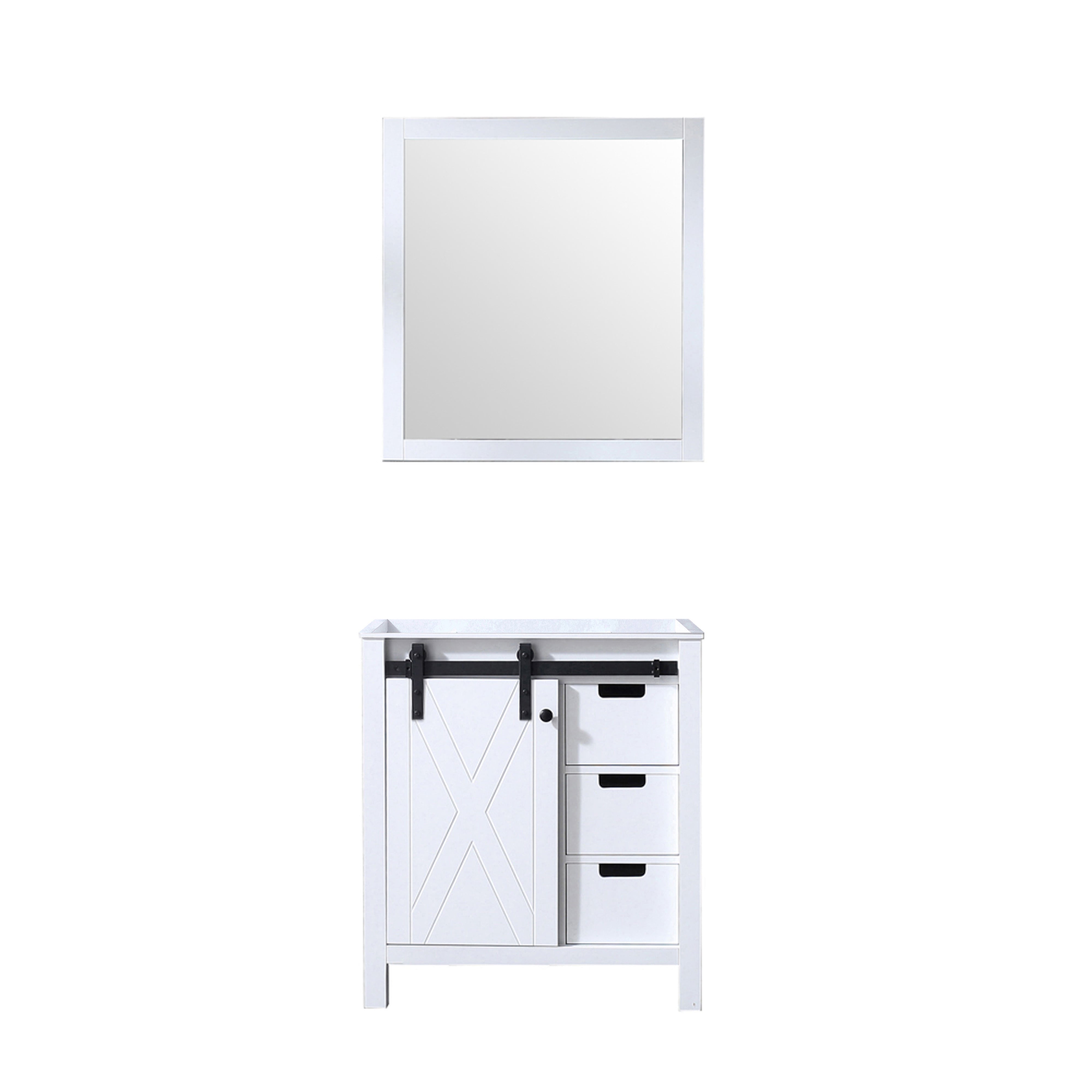 Lexora Marsyas 30 in W x 22 in D Vanity