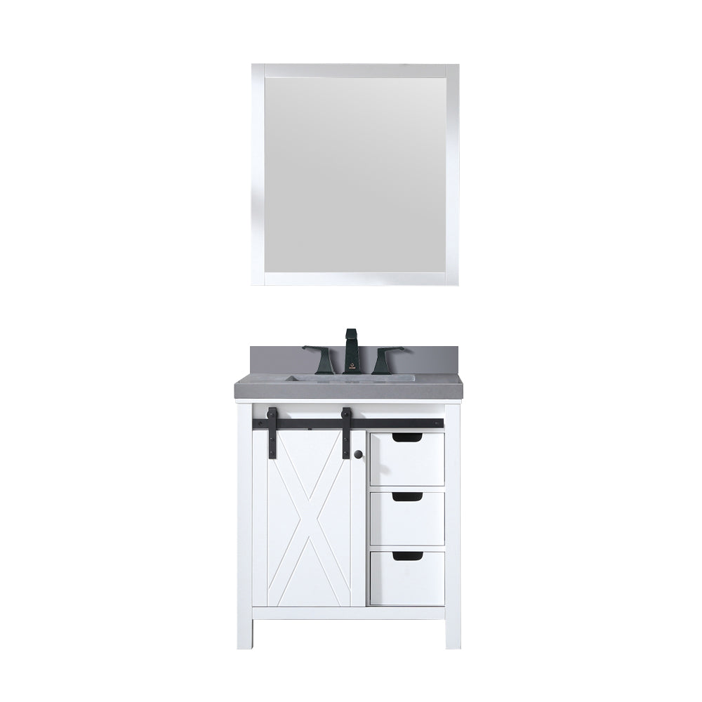 Lexora Marsyas 30 in W x 22 in D Vanity