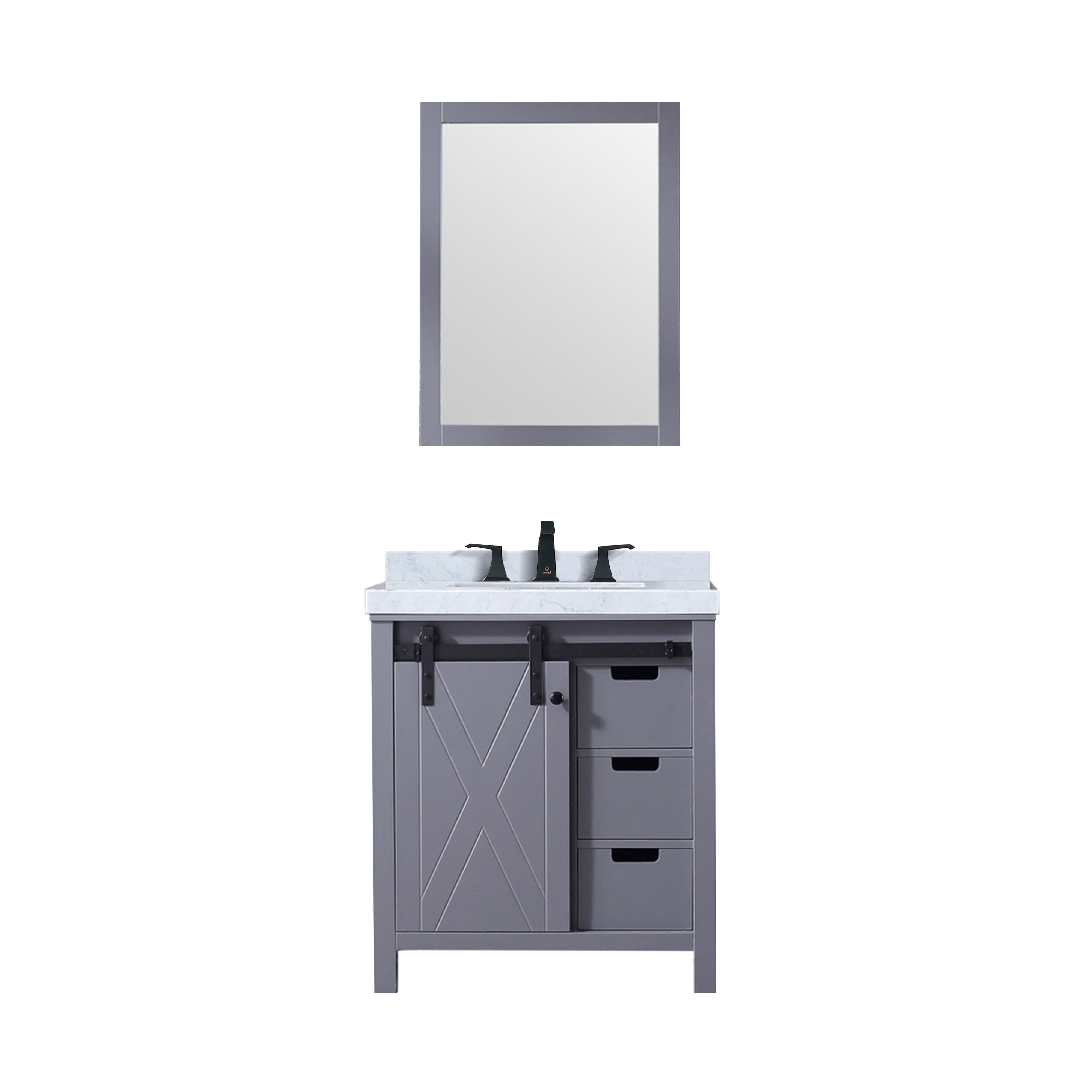 Lexora Marsyas 30 in W x 22 in D Vanity