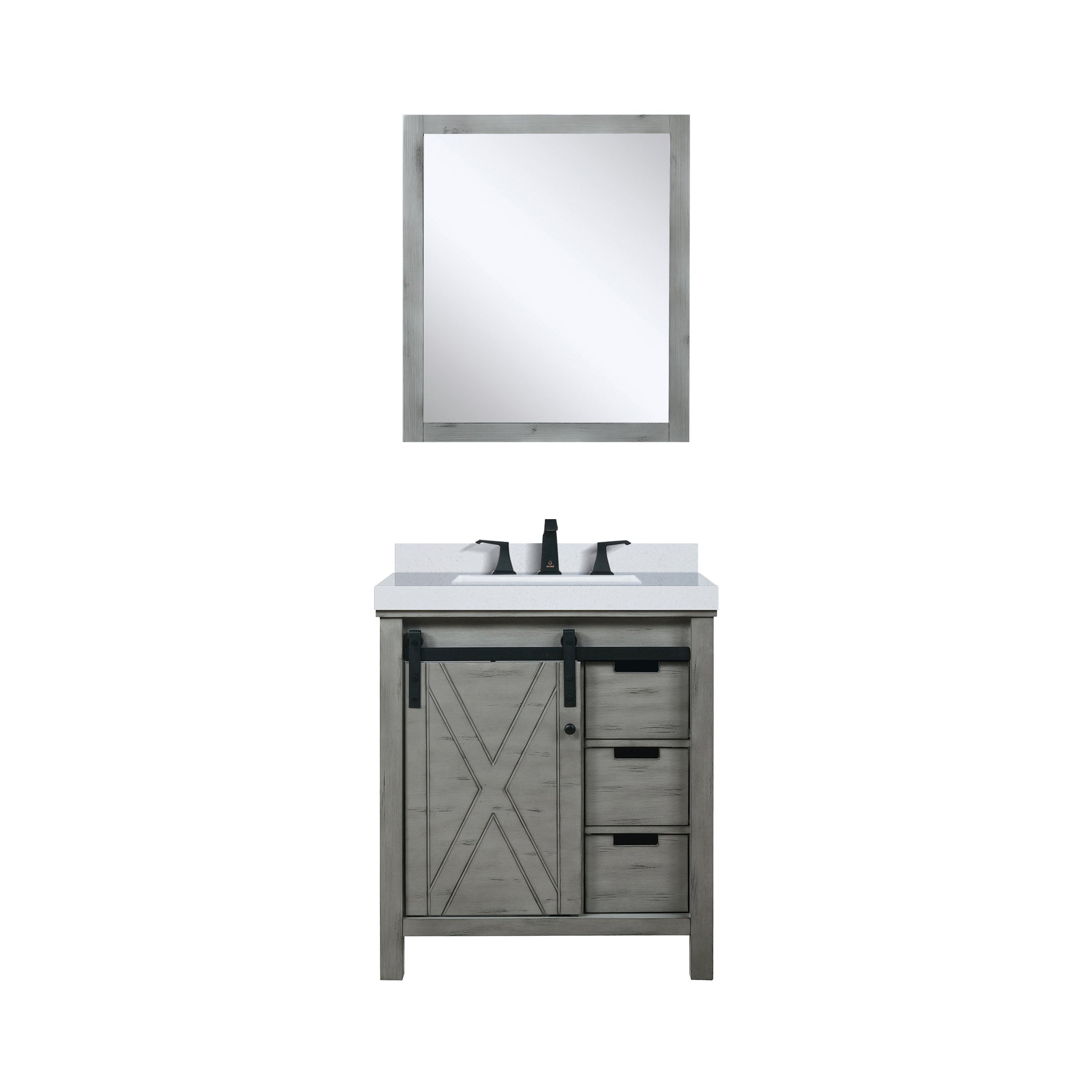 Lexora Marsyas 30 in W x 22 in D Vanity