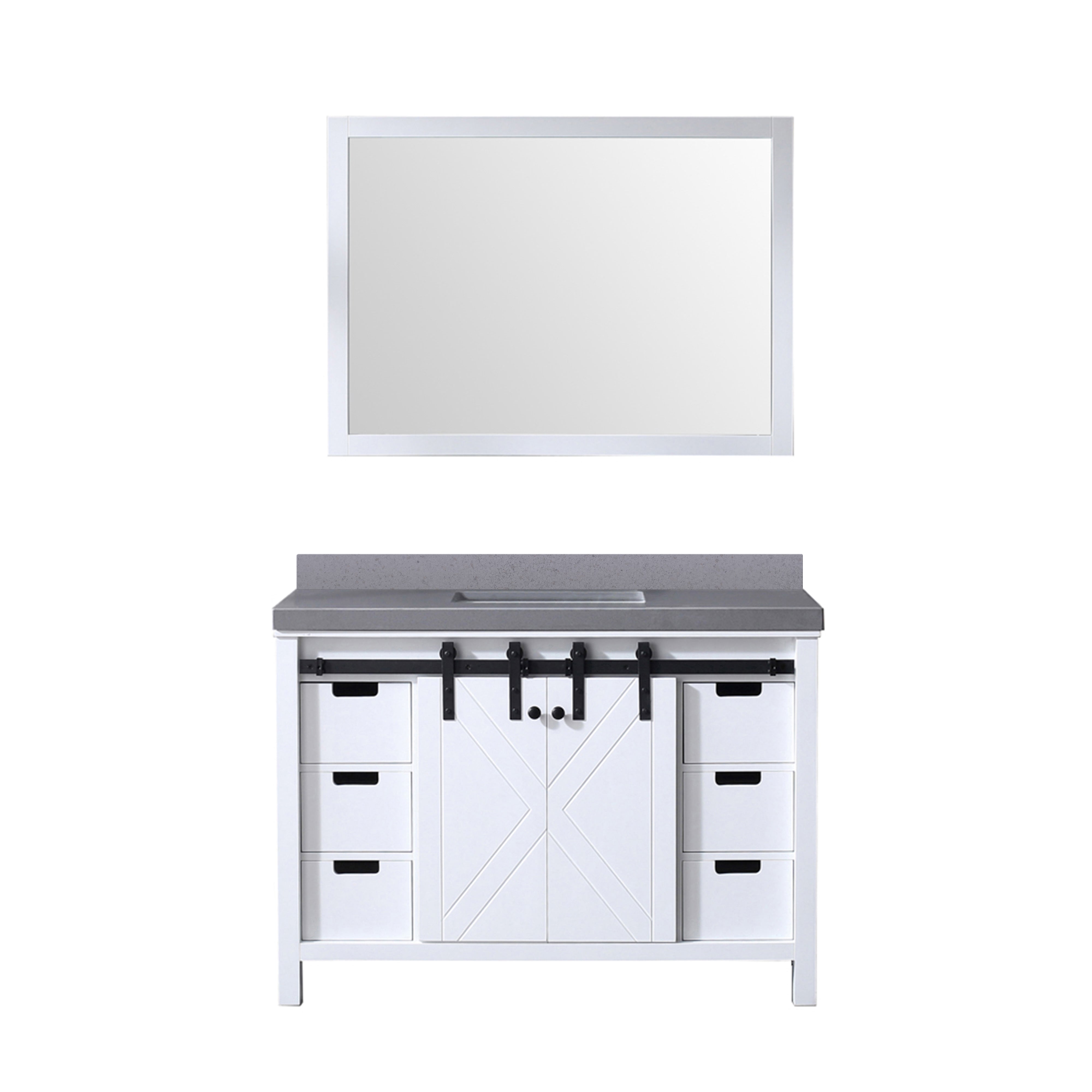 Lexora Marsyas 48 in W x 22 in D Bath Vanity