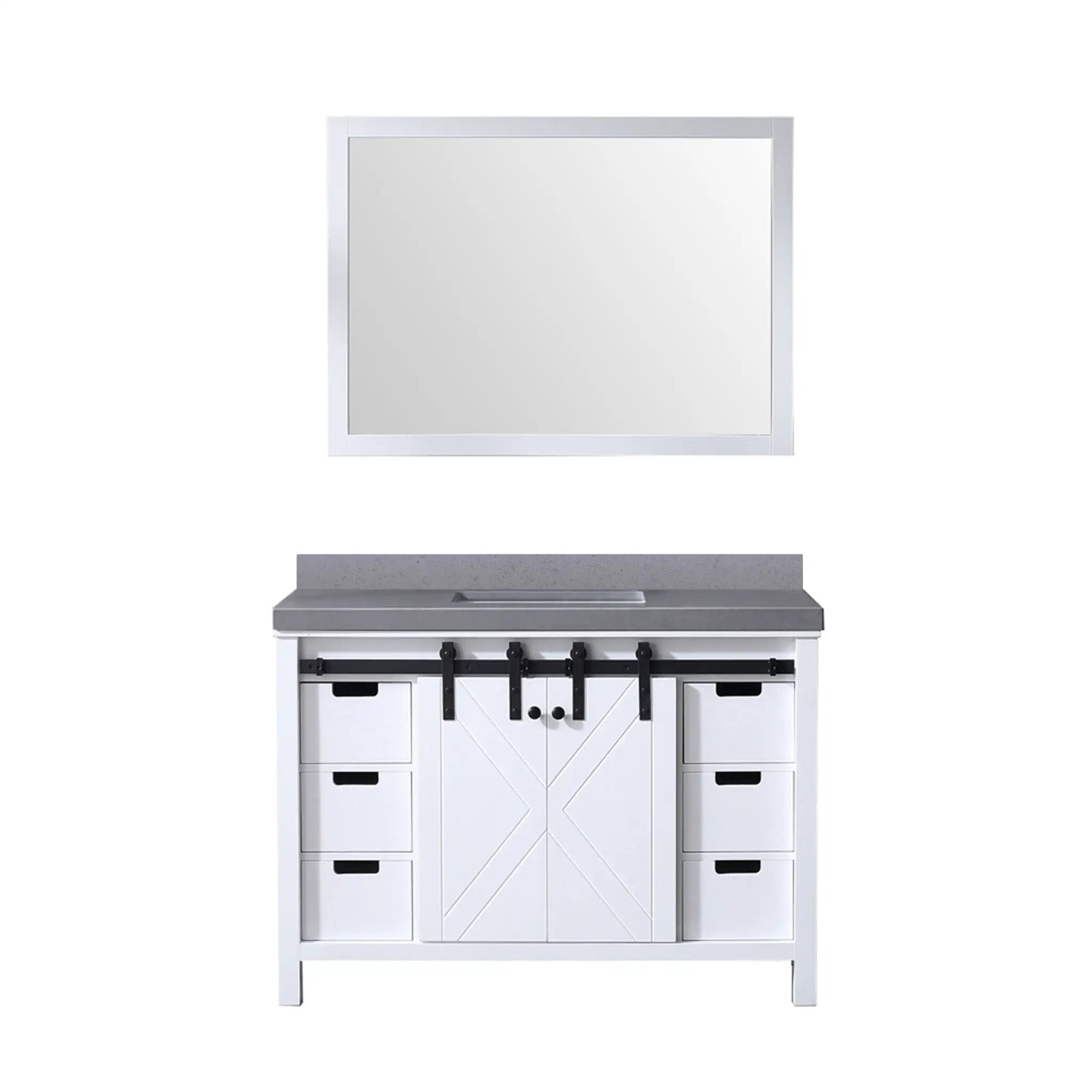 Lexora Marsyas 48 in W x 22 in D Bath Vanity by Lexora