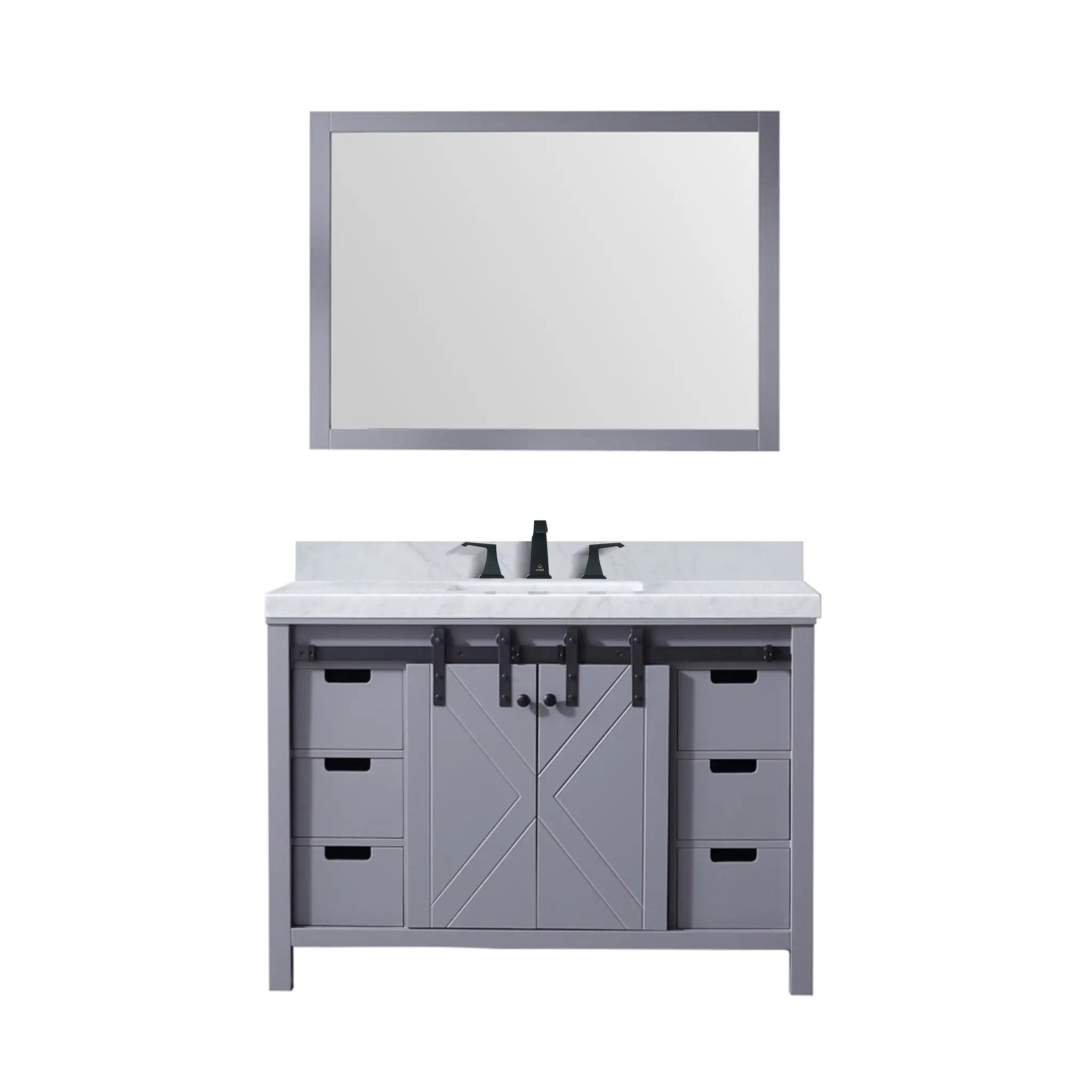 Lexora Marsyas 48 in W x 22 in D Bath Vanity by Lexora